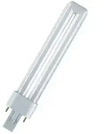 Osram Kompaktleuchtstofflampe &bdquo;DULUX S&ldquo; G23/2PIN 9W 830 KVG/NODIM