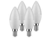 Müller Licht LED Kerzenlampe Essentials 3+1-Set 3W (25W) E14 827 180° NODIM