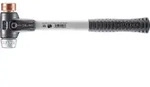 HALDER SIMPLEX Schonhammer &Oslash; 30 mm Kupfer / Weichmetall mit verst&auml;rkem