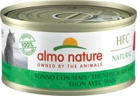 Almo Nature HFC NATURAL - Thunfisch & Mais | 24 x 70 g, Grundpreis: &euro; 16,52 / kg