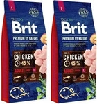 Brit Premium by Nature Dog Adult L | 15 kg, Grundpreis: &euro; 4,07 / kg