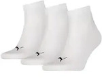Puma Quarter Socken 3-Pack wei&szlig; - 35-38 - 35-38