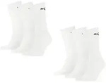 Puma Sportsocken Regular Crew Socken Sport 6-Pack wei&szlig; - 35-38 - 35-38
