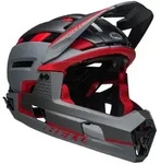 BELL Fullfacehelm SUPER AIR R SPHERICAL matte grey/red - L - L