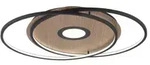 Q-AMIRA, LED-Deckenleuchte, Holzdekor, Stahl, CCT, dimmbar, Smart Home