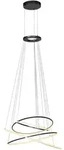 Neuhaus PURE&reg; LED Pendelleuchte PURE E-Flying Rings mystic grey (grau)