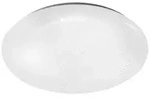 LED-Deckenleuchte, wei&szlig;, rund, Sternenoptik, warmwei&szlig;