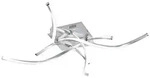 LED-Deckenleuchte, futuristisch, filigran, dimmbar, Eye-Catcher, silber