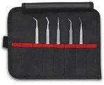 KNIPEX Universalpinzetten-Set Pr&auml;zisionspinzetten Kunststoffpinzette ESD SMD