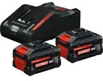 Bosch 18 Volt Akku Starter Set 2 x EXBA 18 V-80 und Ladeger&auml;t EXAL 18V-160