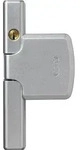 ABUS FTS206 S Silber Fensterschloss VdS-und DIN-anerkannt Falzst&auml;rken 0 - 25 mm