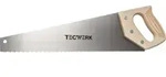 TECWERK Hands&auml;ge Blatt-L 400 mm 8 3 mm Holz/Kunststoff mit 2 vernickelten...