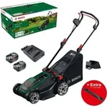 Bosch Akku-Rasenm&auml;her Rotak 18V2-43 inkl. 2x 4,0Ah Akku, Ladeger&auml;t,...