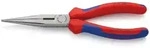 KNIPEX 26 12 200 Flachrundzange mit Schneide, gerade, 2-K, 200 mm