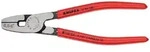 KNIPEX 97 81 180 Crimpzange f&uuml;r Aderendh&uuml;lsen, 180 mm, Fronteinf. 0,5-6 mm2