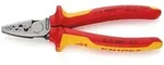 KNIPEX VDE-Crimpzange Aderendh&uuml;lsen, 2-K-Griff, mit/ohne &Ouml;se, Dorn-Crimp
