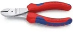 KNIPEX Kraft-Seitenschneider, verchromt, mit 2K-Griffh&uuml;llen, 140-250 mm