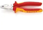 KNIPEX Kraft-Kombizange Kombinationszange verchromt, VDE-isoliert, 2-K Griff