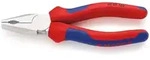 KNIPEX Kombizange Kombinationszange verchromt 2-K Griff Mehrkomponenten-H&uuml;llen