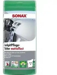 SONAX Cockpit Pflege T&uuml;cher matteffect 25 Stk in Box f&uuml;r Kunststoff, Holz, Gummi