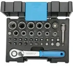 Gedore Bit-Steckschl&uuml;sselbox + Knarre 1/4" 35-tlg.