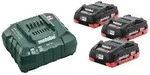 Metabo Basis-Set LiHD 18V 3 x 4,0Ah Akku + Ladeger&auml;t ASC 55 12-36 V EU im Karton
