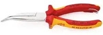 KNIPEX 26 26 200 T VDE-Flachrundzange mit Schneide, geb., 2K, 200 mm, mit &Ouml;se