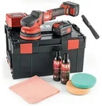Flex Akku-Exzenterpolierer XCE 8 125 18.0-EC/5.0 Set mit Zubeh&ouml;r in L-Boxx