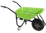 Zipper Akku-Schubkarre ZI-EWB500LI 40V 150kg Traglast 75L 5 Std. Laufzeit