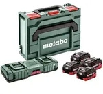 Metabo Basic Set 4x Akku LiHD 5.5Ah & ASC 145 DUO Ladeger&auml;t + metaBOX 145