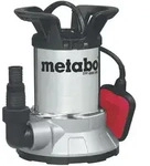 Metabo Klarwasser Tauchpumpe TPF 6600 SN Flachsaugend Auspumpen Becken