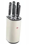 WESCO Loft Messerblock 6-tlg. inkl. 5 K&uuml;chenmesser Sand matt