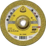 KLINGSPOR Schruppscheibe A 24 Extra D125xS6 mm gekr.STA Bohrung 22,23 mm Stahl