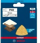 Bosch Expert Deltaschleifpapier C470 93mm mit 6 L&ouml;cher K40 5er VE 2608900823