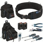 Bosch Professional Combo Kit ProClick Werkzeugg&uuml;rtel + Taschen + Handwerkzeugset