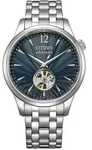 Citizen Herren Armbanduhr NH9131-73L Automatik Edelstahl Open Heart