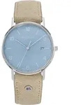 Bruno S&ouml;hnle Herren Armbanduhr Rondo 17-13105-323 Lederband beige