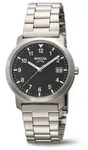 Boccia Herren Armbanduhr Sport 3630-03 Reintitan mit schwarzem Zifferblatt