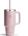 Hydro Flask Travel Tumbler isolierter Becher mit Henkel und Trinkhalm 946ml tril...