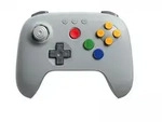 8Bitdo 64 Bluetooth-Controller - Grau