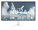 Arozzi Nova 27" IPS 2560x1440 260Hz Gaming-Monitor - Wei&szlig;
