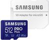Samsung PRO Plus microSDXC 512GB & SD adapter - Speicherkarte MB-MD512KA/EU