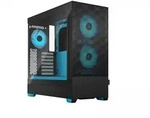 Fractal Design Pop Air RGB TG - Schwarz/Cyan