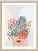 ProArt Framed-Art Slim Scandic 33x43cm Flowers on the Face V