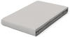 Schlafgut Pure Boxspring Spannbettlaken ca. 120x200-130x220cm in Farbe Grey Ligh...