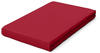 Schlafgut Pure Spannbettlaken ca. 180x200-200x220cm in Farbe Red Deep