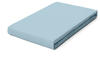 Schlafgut Pure Spannbettlaken ca. 120x200-130x220cm in Farbe Blue Light