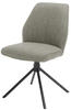 MCA Furniture Stuhl Pemba, Webstoff cappuccino, 4-Fuß-Gestell drehbar,schwarz,...