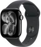 Apple Watch Series 11 [GPS + Cellular, inkl. Sportarmband S/M schwarz] 42mm