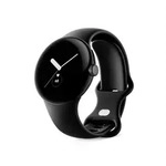 Google Pixel Watch [WiFi, inkl. Sportarmband obsidian] 41mm Edelstahlgeh&auml;use schwarz